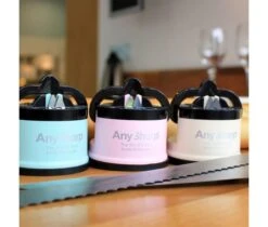 AnySharp PRO White Manual Knife Sharpener - The World's Best Knife Sharpener 11 AnySharp PRO White Manual Knife Sharpener - The World's Best Knife Sharpener -KnifeMaster Store anysharp pro white manual knife sharpener 5