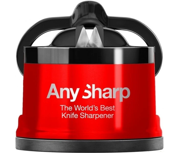 AnySharp Professional Red Manual Sharpener - The World's Best Knife Sharpener 1 AnySharp Professional Red Manual Sharpener - The World's Best Knife Sharpener