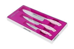 Arcos Riviera Pink 3-piece Kitchen Knife Set 11 Arcos Riviera Pink 3-piece Kitchen Knife Set -KnifeMaster Store arcos riviera pink 3 piece kitchen knife set 5