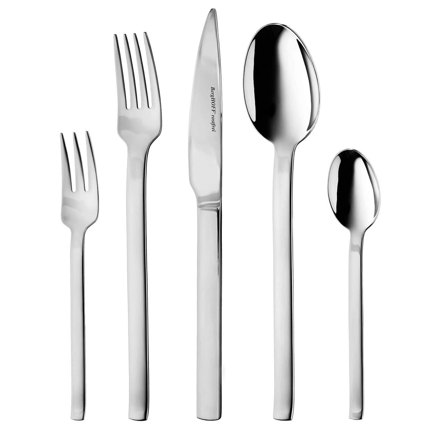 BergHOFF Essentials 30-Piece Cutlery Set - 18/10 Stainless Steel 1 BergHOFF Essentials 30-Piece Cutlery Set - 18/10 Stainless Steel