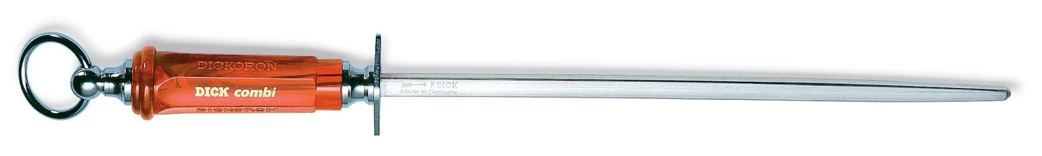 DICK Combi Sharpening Steel With Sapphire And Polished Cut 30cm 1 DICK Combi Sharpening Steel With Sapphire And Polished Cut 30cm