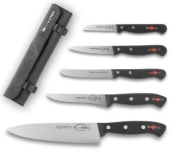 DICK Superior 5-piece Professional Knife Set With Roll Bag
