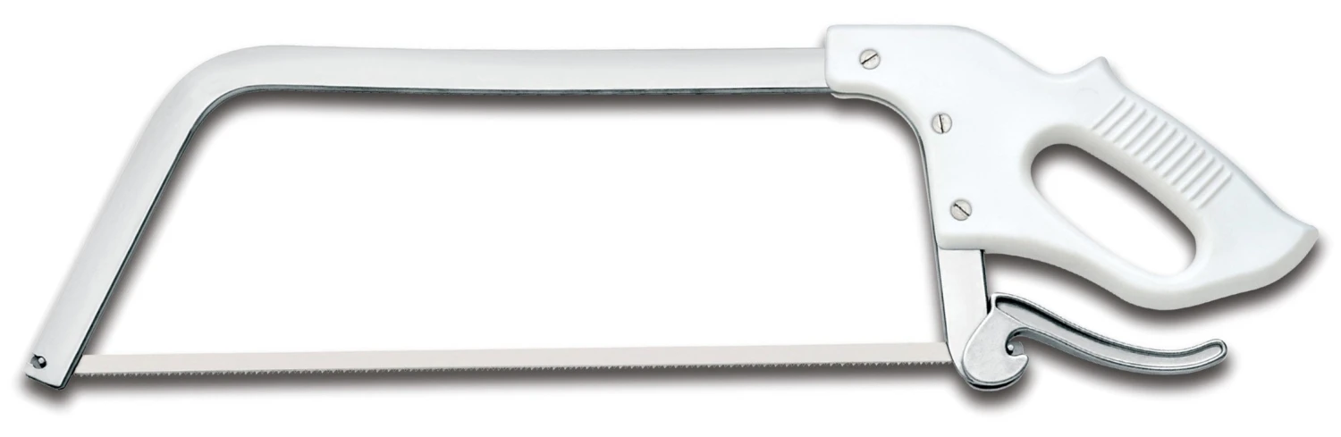 Fischer American-Style Butcher's Saw 50cm With White, Ergonomic Handle