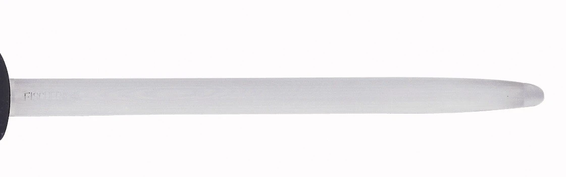 FISCHER Household Sharpening Steel Oval Rod 25cm - Black Handle 3 FISCHER Household Sharpening Steel Oval Rod 25cm - Black Handle - Image 3