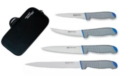 FISCHER Special Butcher Bag With 4 Sandvik Professional Knives