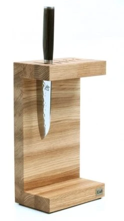 Kai C-shaped Knife Block - Made Of Oak Wood 7 Kai C-shaped Knife Block - Made Of Oak Wood -KnifeMaster Store kai c shaped knife block made of oak wood 3