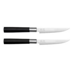 KAI Wasabi Black 2-piece Steak Knife Set