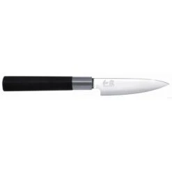 KAI Wasabi Black 3-piece Knife Set: 2 Utility Knives & 1 Santoku Knife -KnifeMaster Store kai wasabi black 3 piece knife set 2 utility knives 1 santoku knife 2