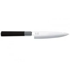 KAI Wasabi Black 3-piece Knife Set: 2 Utility Knives & 1 Santoku Knife -KnifeMaster Store kai wasabi black 3 piece knife set 2 utility knives 1 santoku knife 3