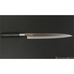 KAI Wasabi Black Yanagiba Knife 24cm -KnifeMaster Store kai wasabi black yanagiba knife 24cm 2