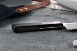 Kanetsugu Rev 21 Santoku Knife Micro-serrated Blade 13.5cm -KnifeMaster Store kanetsugu rev 21 santoku knife micro serrated blade 13cm 3