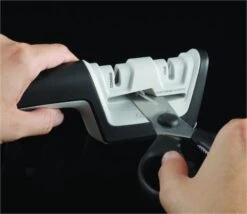 Kitchen IQ Diamond Pro 2-stage Manual Knife And Scissors Sharpener -KnifeMaster Store kitchen iq diamond pro 2 stage manual knife scissors sharpener 2