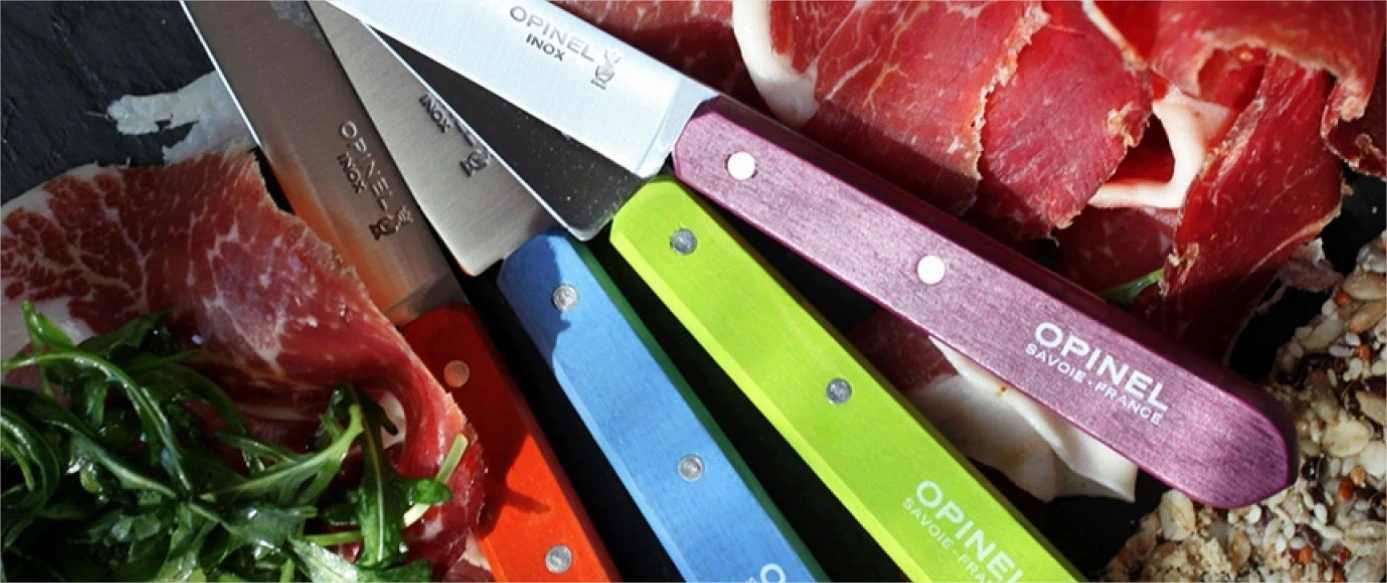 Opinel N°112 Set Of 4 Paring Knives 10cm With Colourful Handles 3 Opinel N°112 Set Of 4 Paring Knives 10cm With Colourful Handles - Image 3