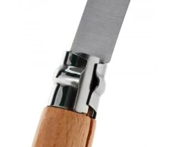 Opinel Set: Folding Knife N°08 Carbon Steel Blade 8.5cm + Sheath -KnifeMaster Store opinel set folding knife n08 sheath 4