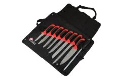 Pradel Excellence Cook's Roll Bag With 8 Kitchen Knives + 1 Sharpening Steel