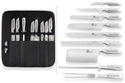 Pradel Excellence Knife Bag With 9 Stainless Steel Knives