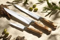 Sabatier Provençao 2-piece Knife Set 100% Forged Blades, Olive Wood Handles 9 Sabatier Provençao 2-piece Knife Set 100% Forged Blades, Olive Wood Handles -KnifeMaster Store sabatier provencao 2 piece knife set forged olive wood handles 4
