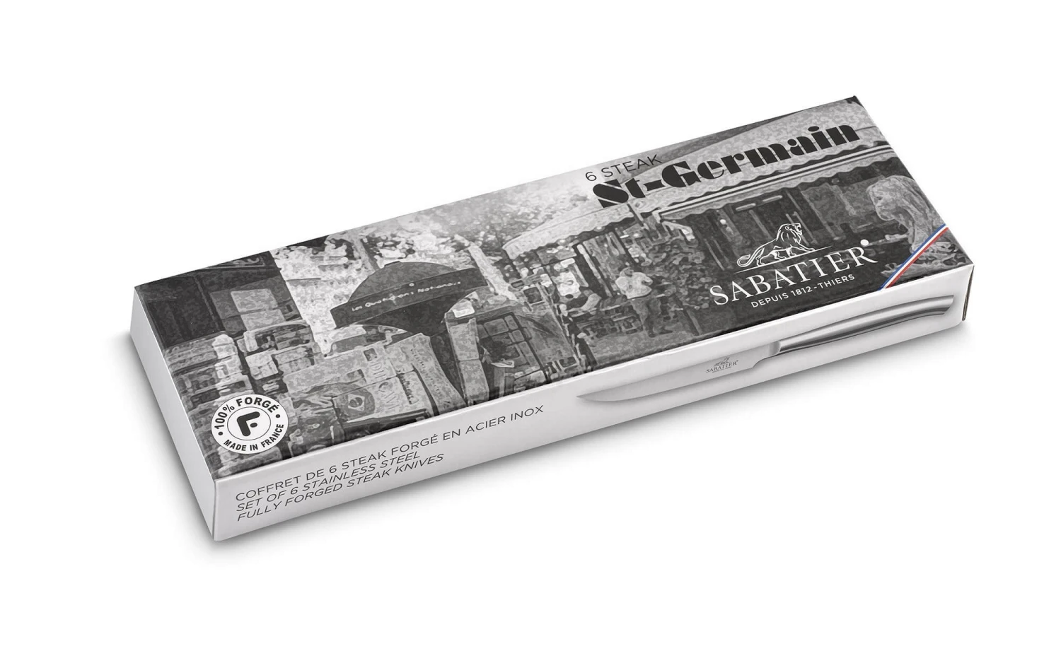 Sabatier Saint-Germain 6-piece Steak Knife Set 3 Sabatier Saint-Germain 6-piece Steak Knife Set - Image 3