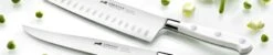 Sabatier Toque Blanche 2-piece Knife Set: Paring Knife + Santoku Knife 12 Sabatier Toque Blanche 2-piece Knife Set: Paring Knife + Santoku Knife -KnifeMaster Store sabatier toque blanche 2 piece knife set 5