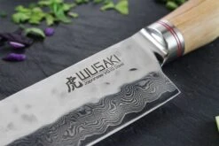 Wusaki Damas VG10 Pack With Chef Knife 20cm + Whetstone 3000/8000 -KnifeMaster Store wusaki damas vg10 pack with chef knife 20cm whetstone 4