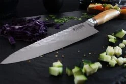Wusaki Damas VG10 Pack With Chef Knife 20cm + Whetstone 3000/8000 -KnifeMaster Store wusaki damas vg10 pack with chef knife 20cm whetstone 6