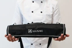 Wusaki Ebony VG10 Set With 5 Kitchen Knives + 1 Roll Bag -KnifeMaster Store wusaki ebony vg10 set 5 kitchen knives 1 roll bag 5