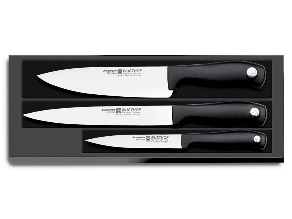 Wusthof Silverpoint 3-piece Professional Knife Set 1 Wusthof Silverpoint 3-piece Professional Knife Set
